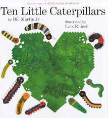 Book cover of Ten Little Caterpillars
