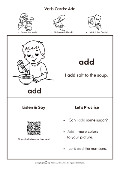 Verb Cards