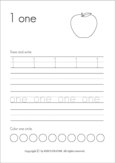 Numbers Writing